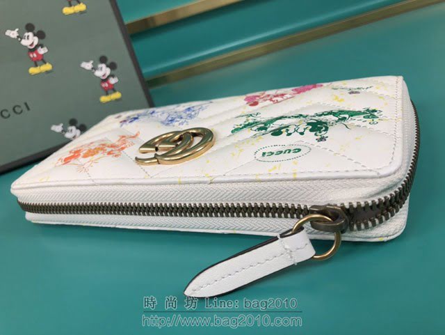 Gucci古馳包包 G家新款錢包 616765 古奇女款拉鏈長錢包 gdj1485